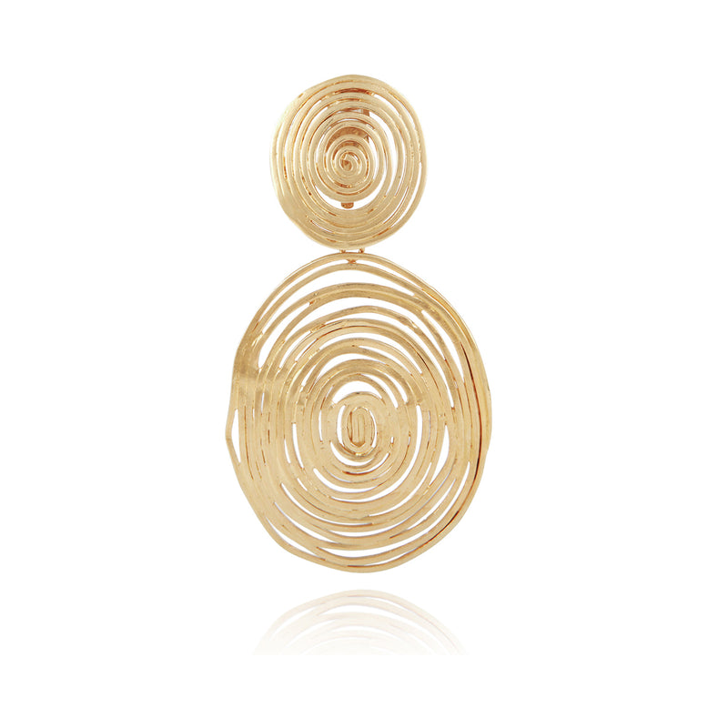 Wave earrings large size