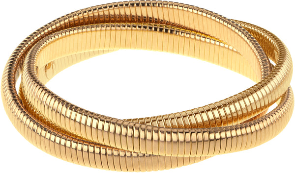 Gold Triple Cobra™ Bracelet