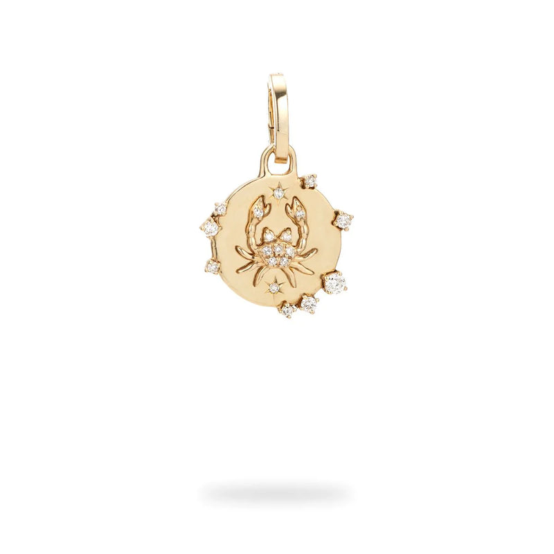 Zodiac Diamond Hinged Charm