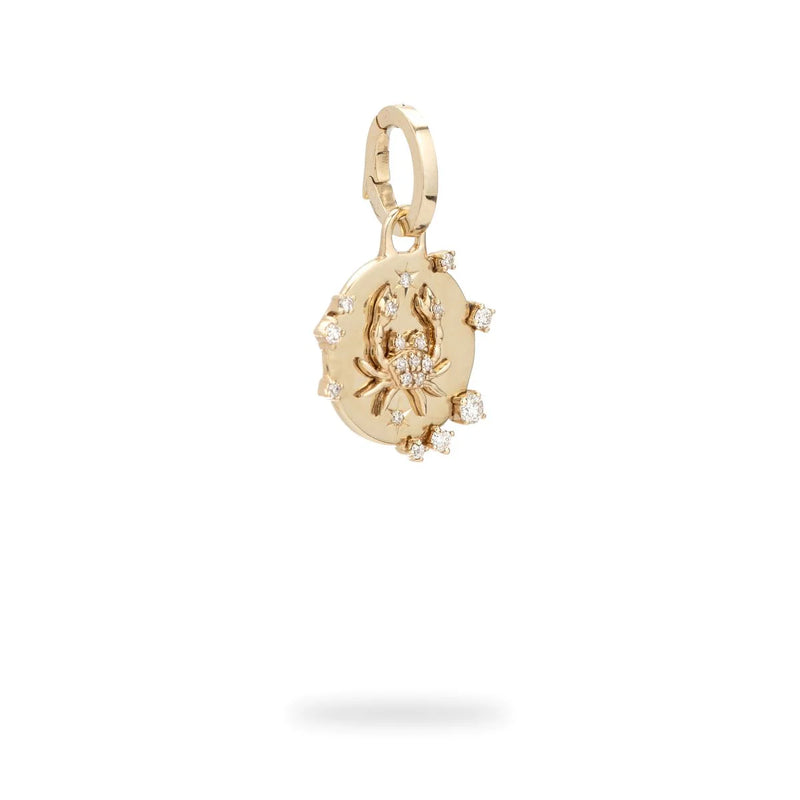 Zodiac Diamond Hinged Charm