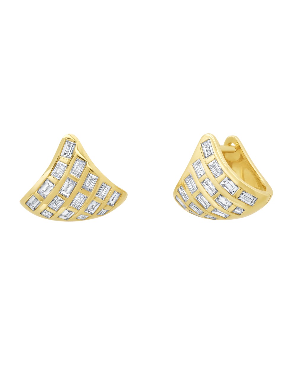 Small Apse Baguette Earrings