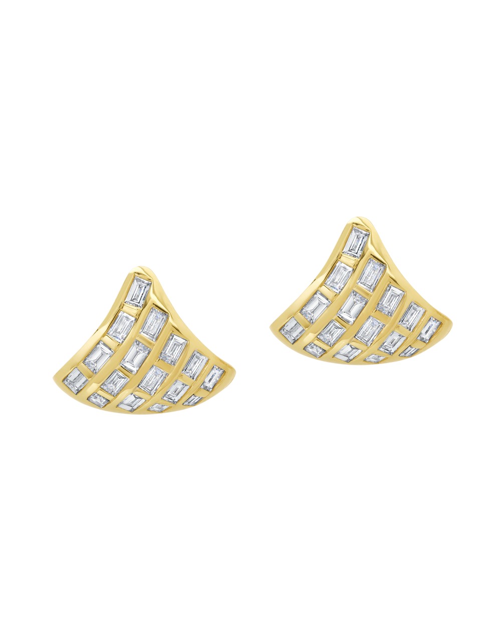 Small Apse Baguette Earrings