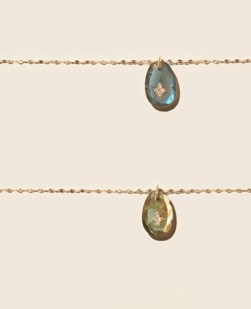 Necklace GAÏA N°1 LABRADORITE