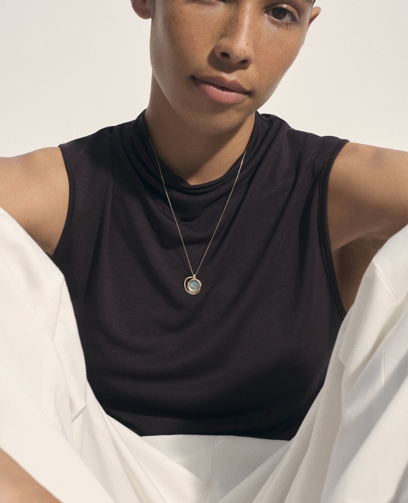 Necklace GAIA N°3 MOONSTONE