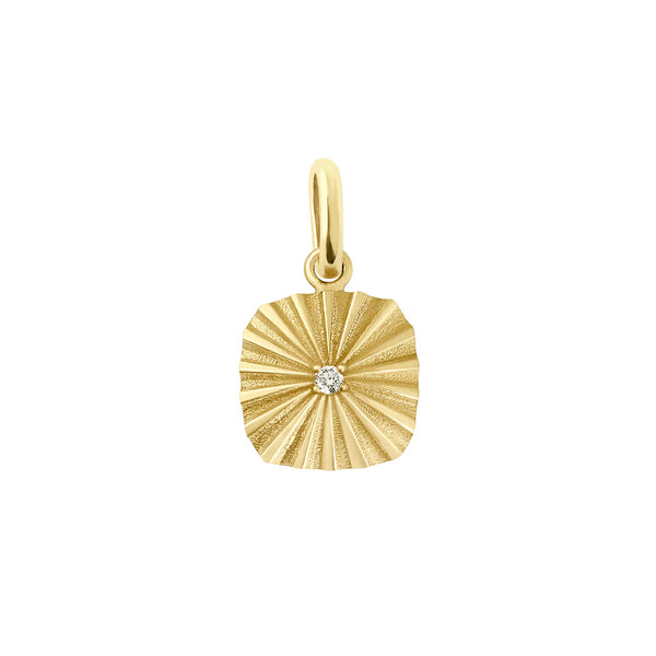 Miss Lumière Diamond Pendant, Yellow Gold