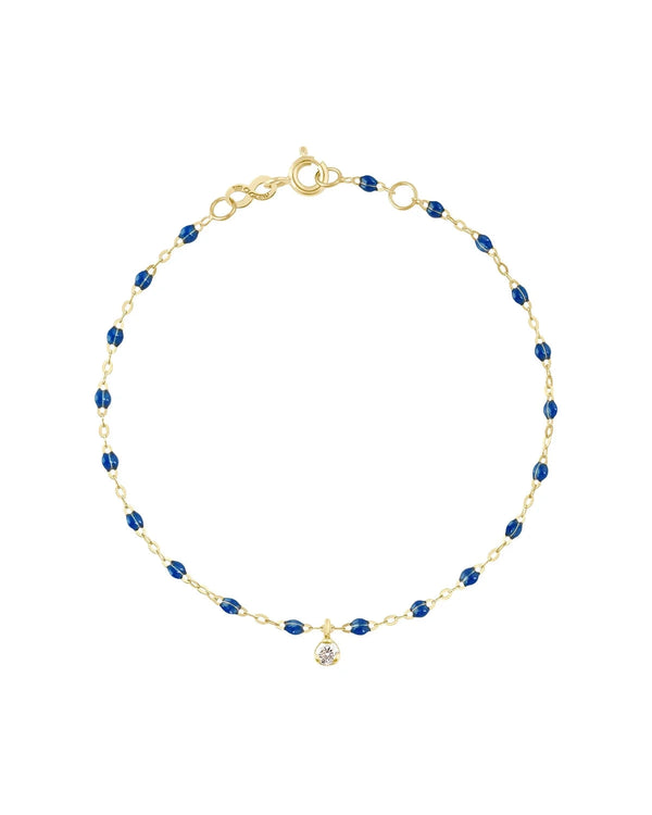 Gigi Supreme 1 Diamond Bracelet, Sapphire, Yellow Gold, 6.7"