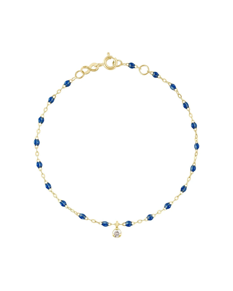 Gigi Supreme 1 Diamond Bracelet, Sapphire, Yellow Gold, 6.7"