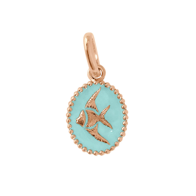 Angelfish Pendant, Yellow Gold