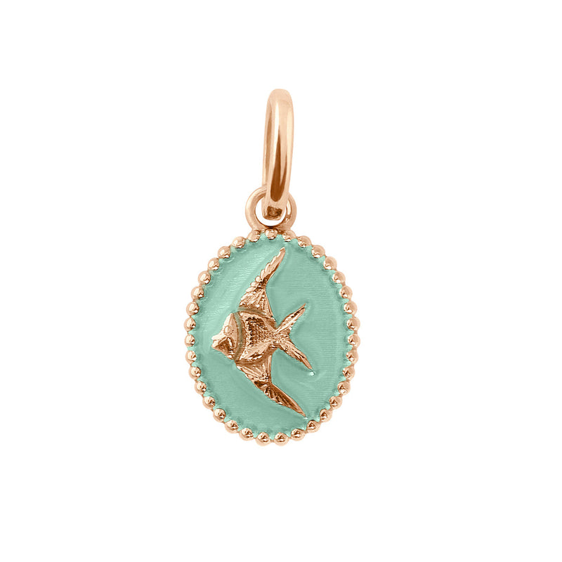 Angelfish Pendant, Yellow Gold