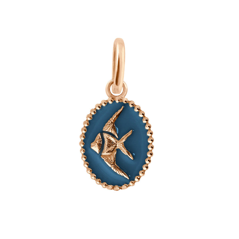 Angelfish Pendant, Yellow Gold