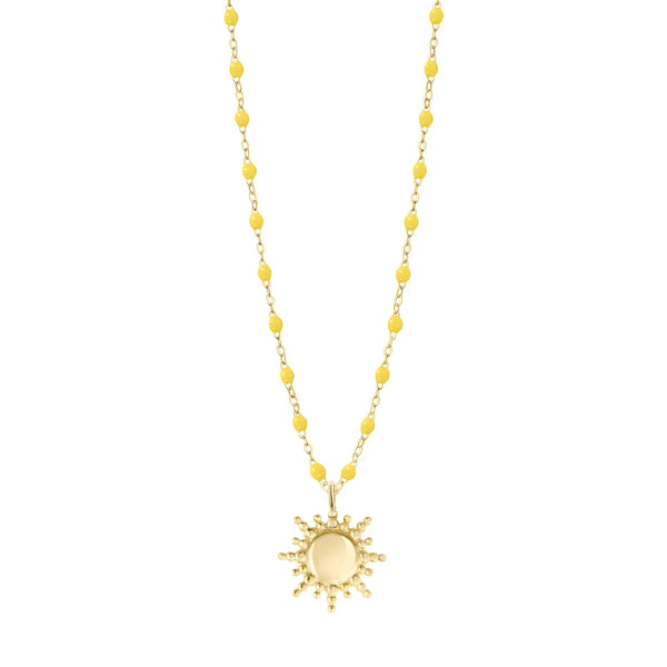 Sun Classic Gigi Lemon necklace, Yellow Gold, 16.5"