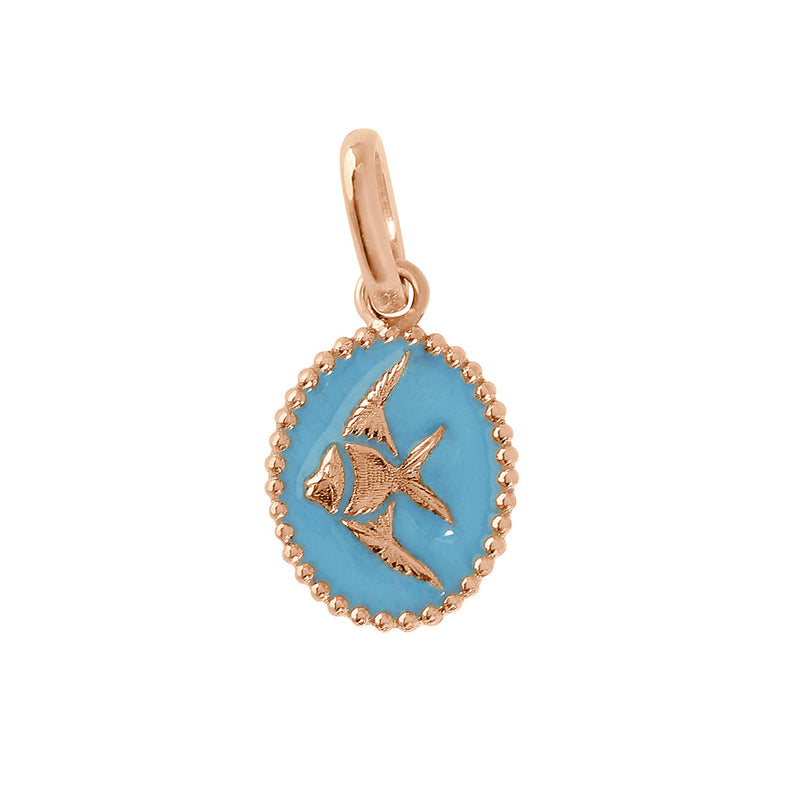 Angelfish Pendant, Yellow Gold