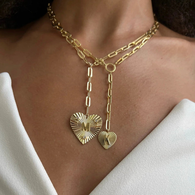 Jennifer zeuner 2025 heart necklace