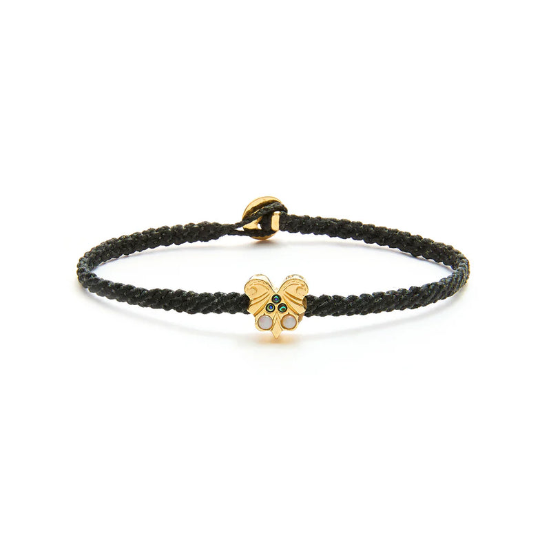 Mariposa Macrame Bracelet in 10k Gold