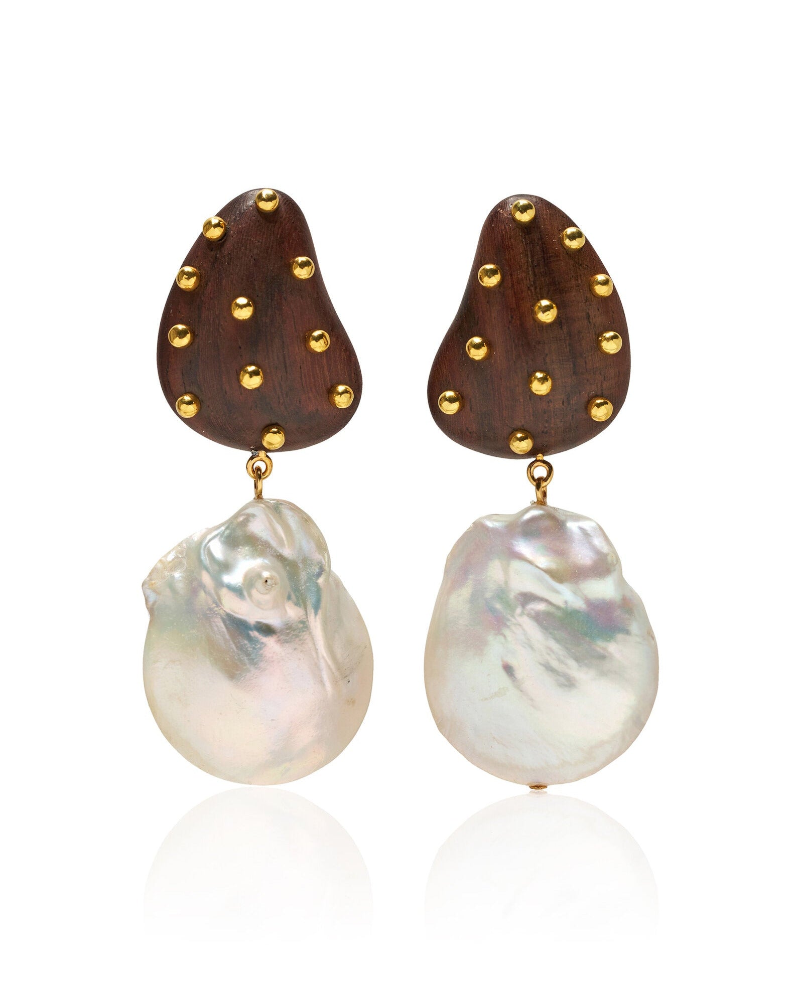 Orbit Earrings In Pearl