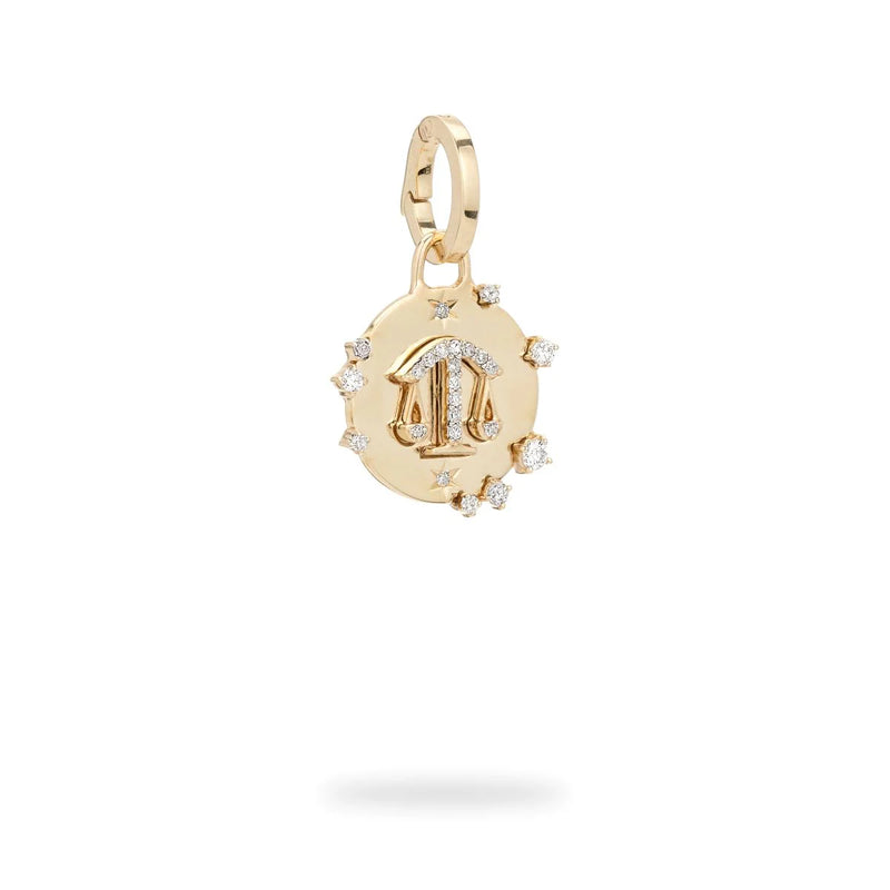 Zodiac Diamond Hinged Charm