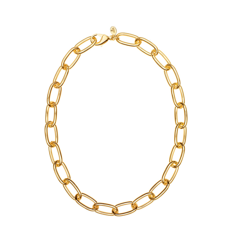 Oval Link Chain Necklace