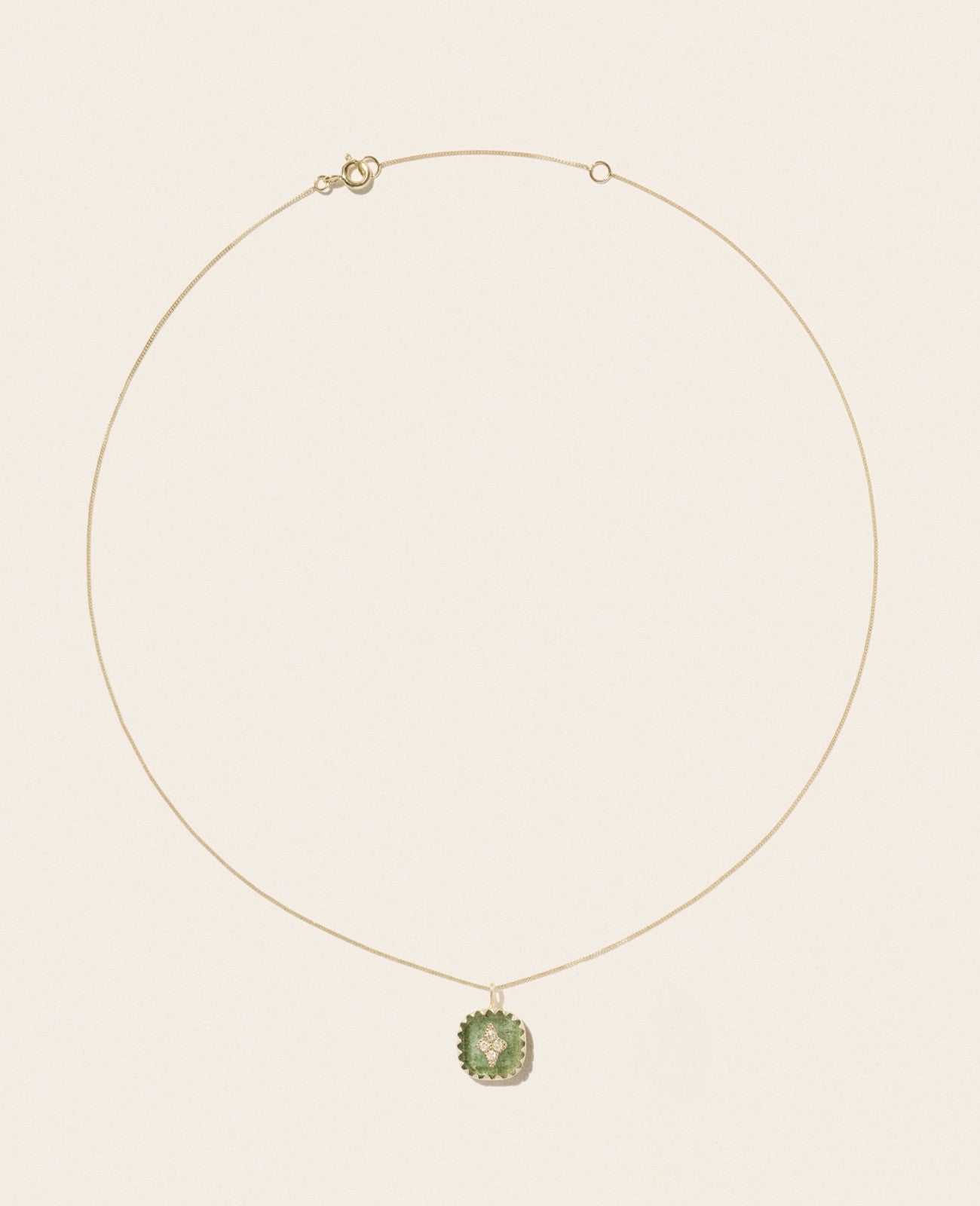 Necklace PIERROT AVENTURINE QUARTZ