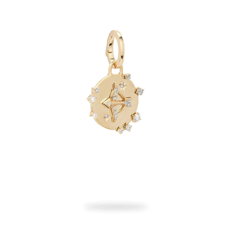 Zodiac Diamond Hinged Charm