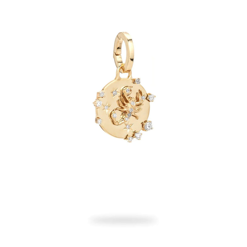 Zodiac Diamond Hinged Charm