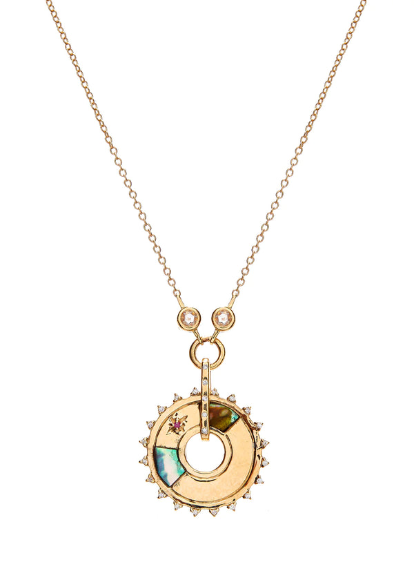 Orisha Necklace with Abalone