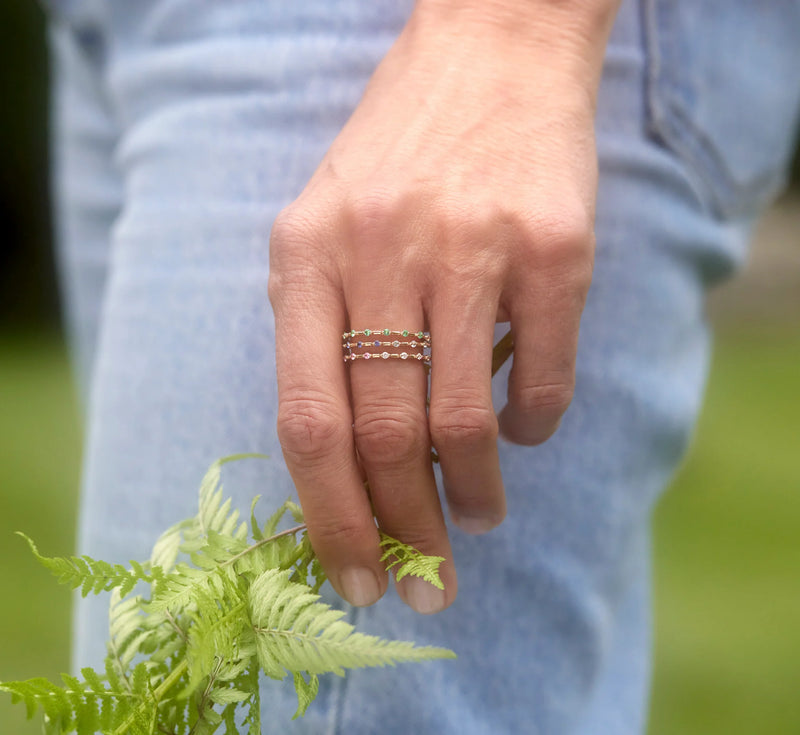 Two-Toned Stacker Ring