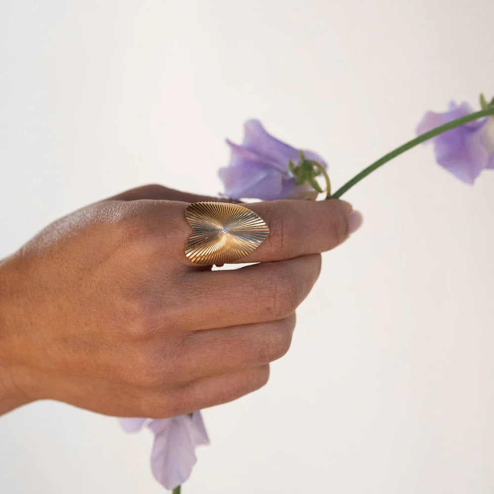 Heart Beam Ring
