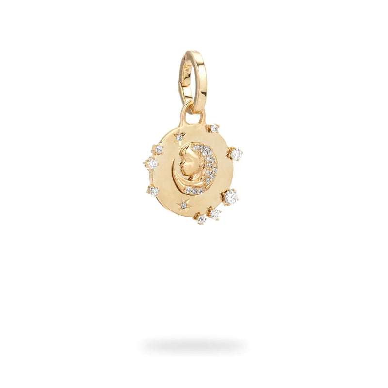 Zodiac Diamond Hinged Charm