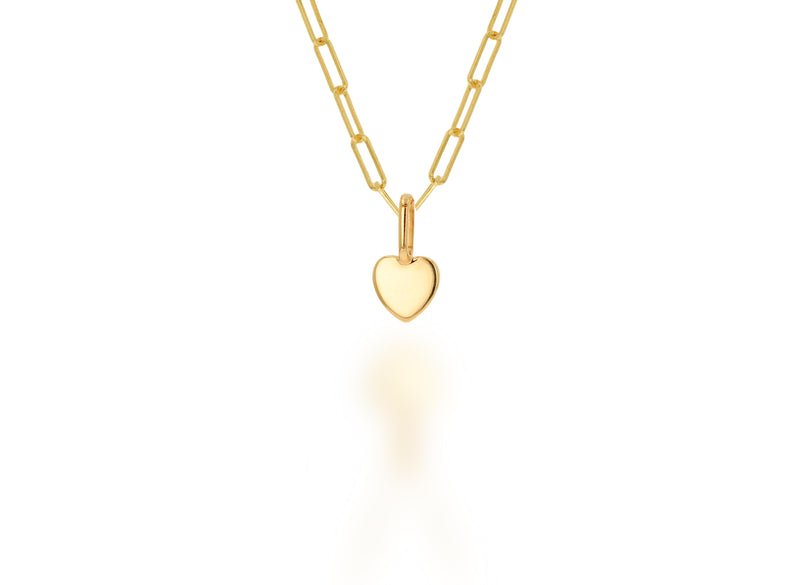 Mini Gold Heart Charm