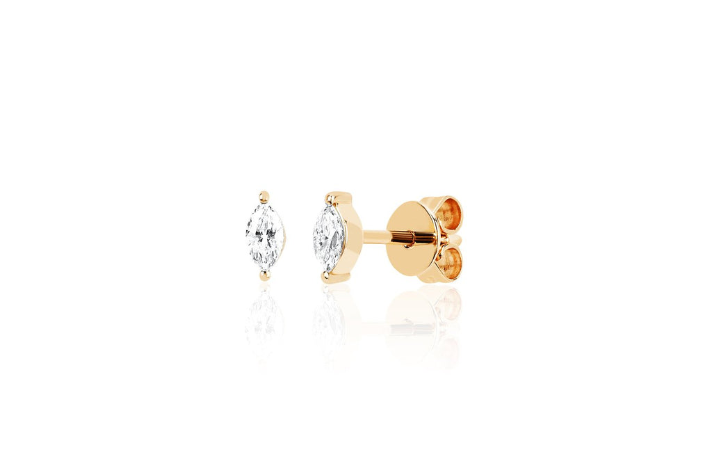 Diamond Multifaceted Stud Earring