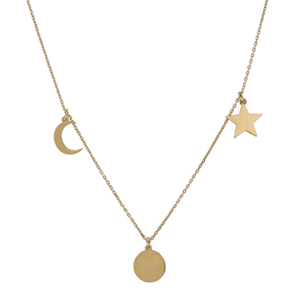Celestial Gold Necklace