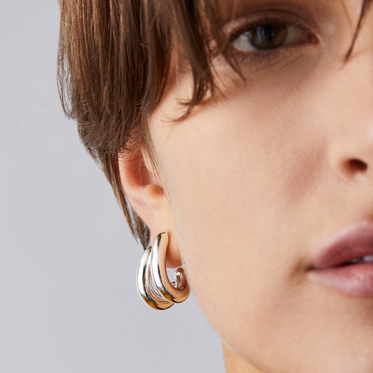 【GLOWNY】24SS FLORENCE EARRINGS - M FLORENCE EARRINGS - M (GOLD) - GLOWNY
