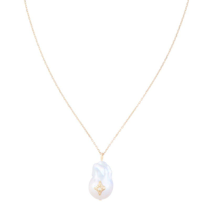 Pearl and Diamond Charlie No. 1 Necklace