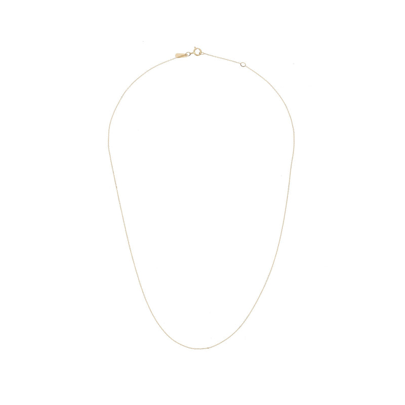 14k gold standard cable chain