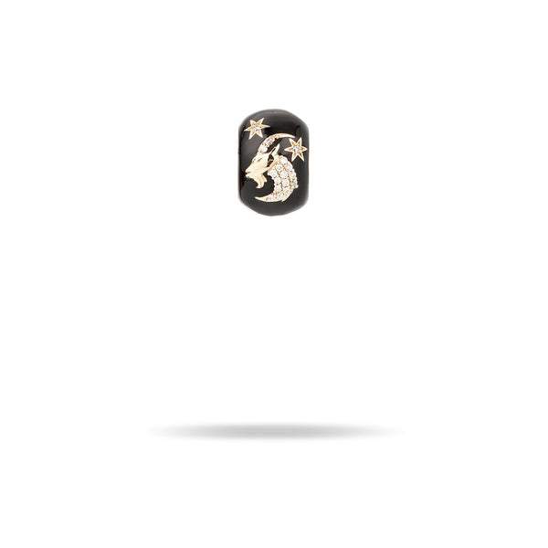 Zodiac Ceramic + Diamond Capricorn Big Bead