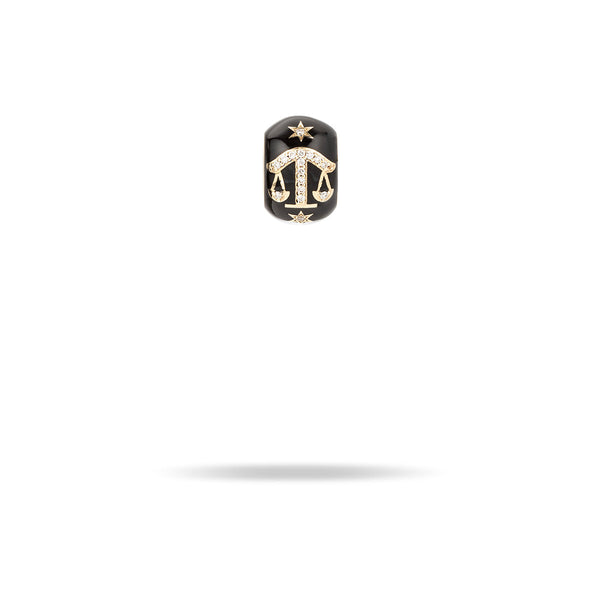 Zodiac Ceramic + Diamond Libra Big Bead