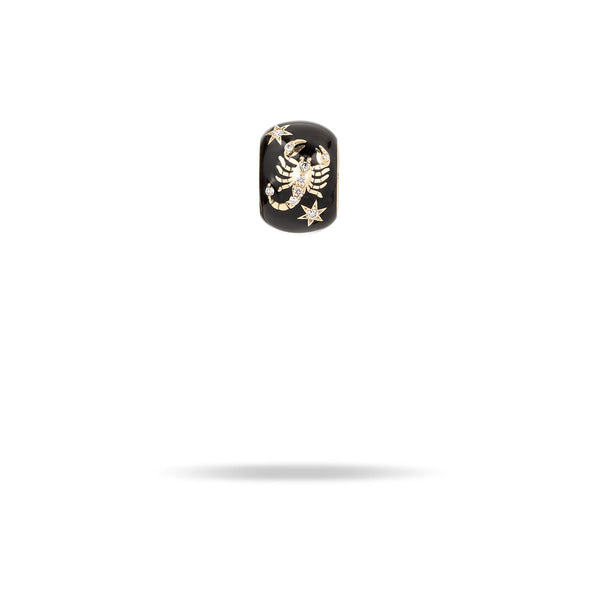 Zodiac Ceramic + Diamond Scorpio Big Bead