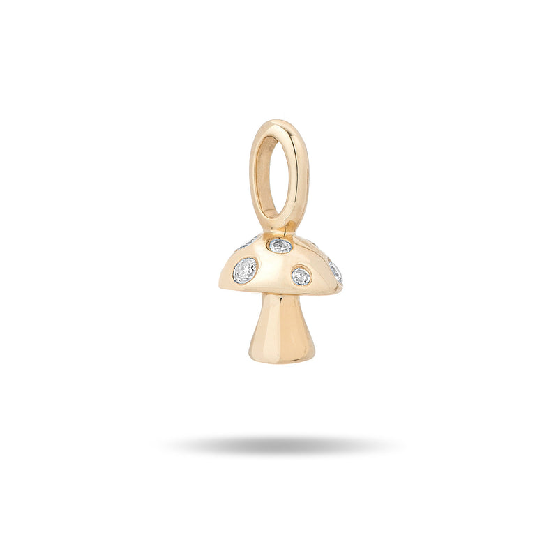 Enchanted Diamond Mushroom Bead