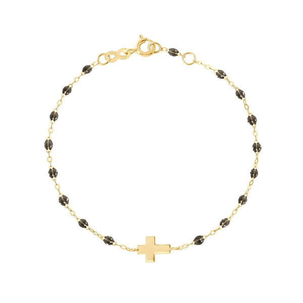 Classic Gigi Side Cross Bracelet (Rose Gold)