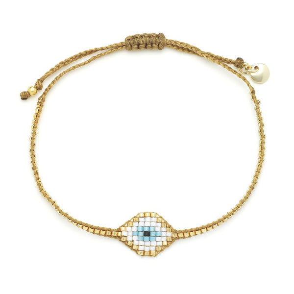 Gold Miyuki Eye Bracelet