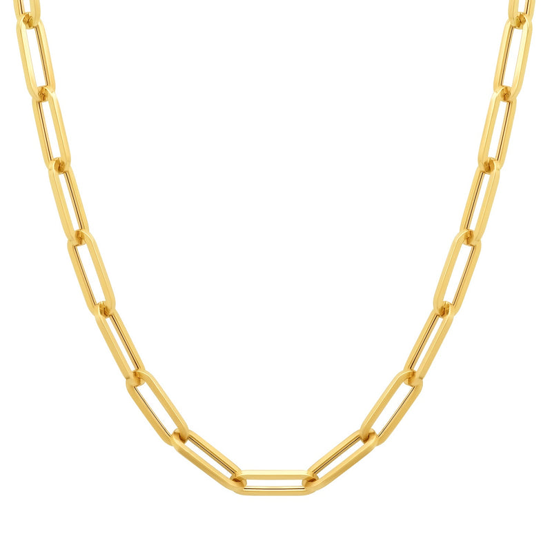14K Paperclip Chain