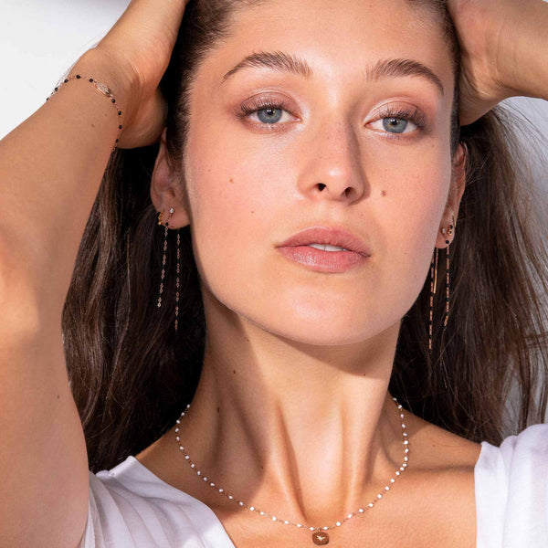 Gigi Dancing Earrings With Diamond Post
