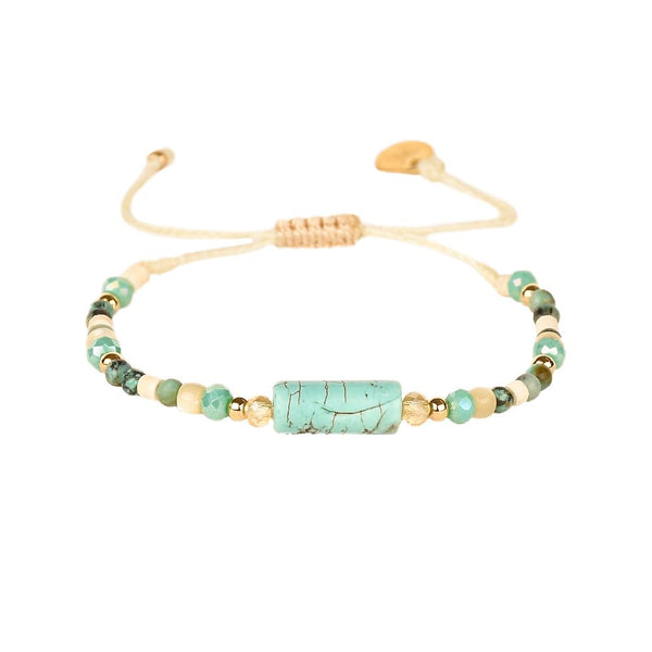 Turquoise Pearly Fun Bracelet